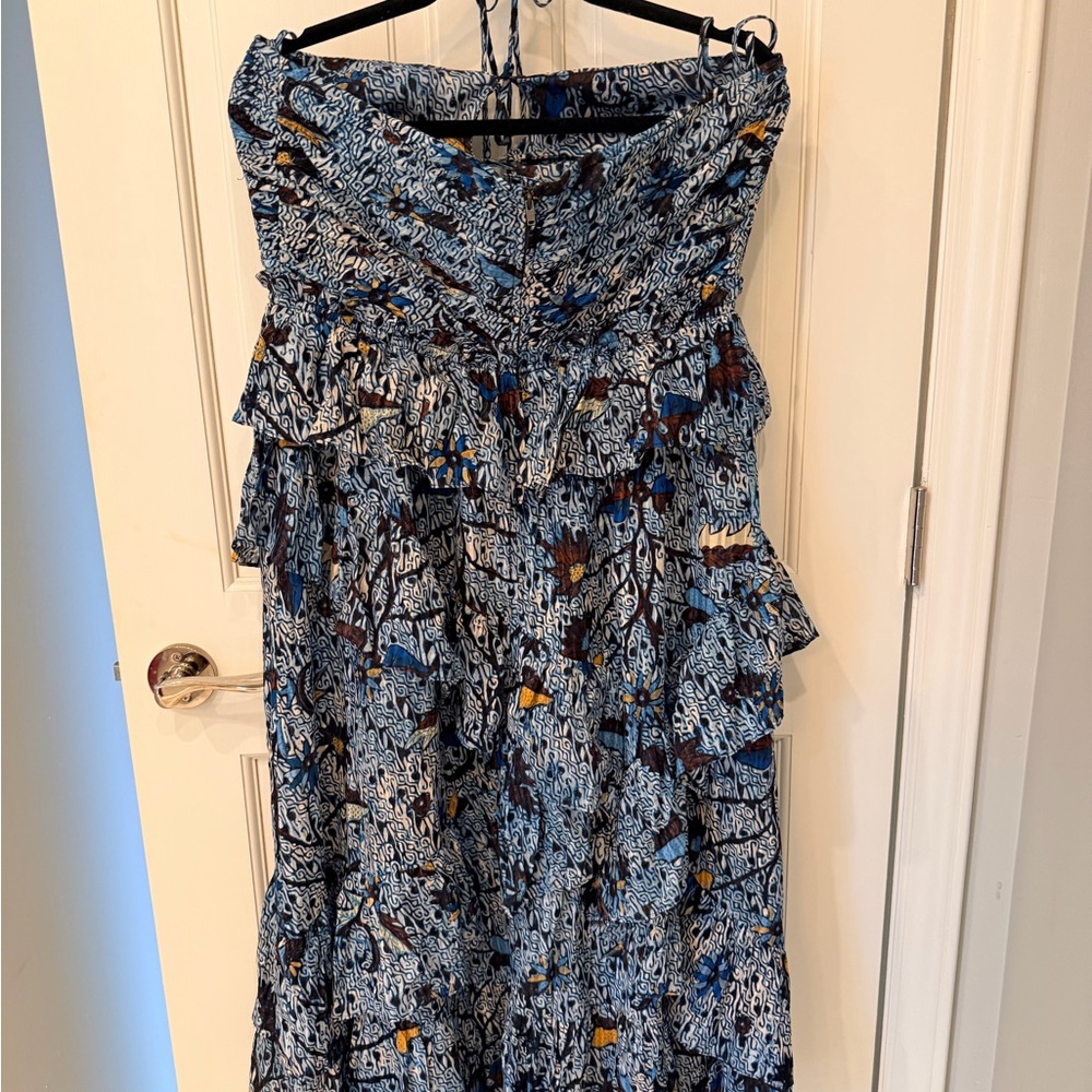 Ulla Johnson Blue and White Printed Dress - Picture 2 of 3